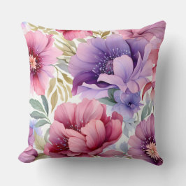 Cojín Decorativo Amethyst Bloom Rhapsody Botánico