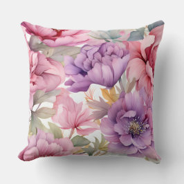 Cojín Decorativo Amethyst Bloom Rhapsody Botánico