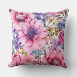 Cojín Decorativo Amethyst Bloom Rhapsody Botánico