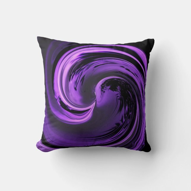 Cojín decorativo Amethyst Purple Island Wave (Anverso)