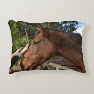 Cojín Decorativo Amigo del caballo para siempre,