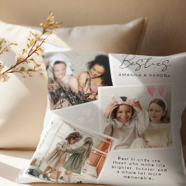 Cojín Decorativo Amigo Personalizado 3 Fotos