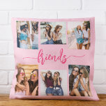Cojín Decorativo Amigos amigos amigos amigos amigos amigos amigos a<br><div class="desc">Captura la esencia de la amistad con el Cojín decorativo de Regalos de Collage de fotos Hot Pink Friendship Friends 6. Esta almohada personalizada presenta un vibrante diseño rosa caliente y un bonito collage de seis preciadas fotos, celebrando momentos inolvidables con tus amigos más cercanos. Está decorado con materiales de...</div>