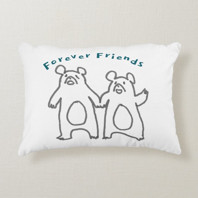Cojín Decorativo Amigos animales (Anverso)