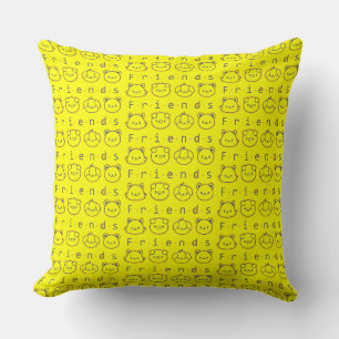 Cojín Decorativo Amigos animales lindos cara