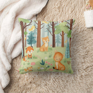 Cojín Decorativo Amigos Caprichosos del Bosque