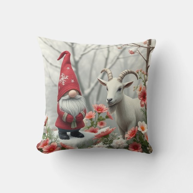 Cojín Decorativo Amigos de invierno (Anverso)