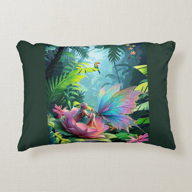 Cojín Decorativo Amigos de jardín (Anverso)