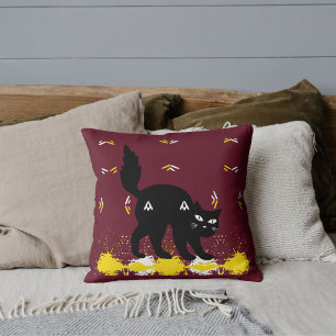 Cojín Decorativo Amigos de Mascotas Gato Negro Personalizados Patró