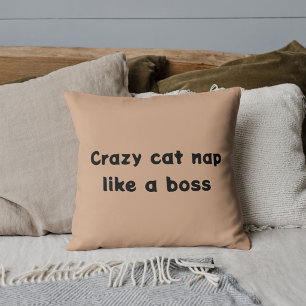 Cojín Decorativo Amigos de mascotas personalizados Gato Amante Fras