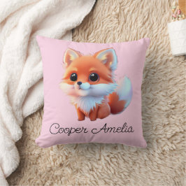 Cojín Decorativo Amigos del bosque Cute baby fox Forest