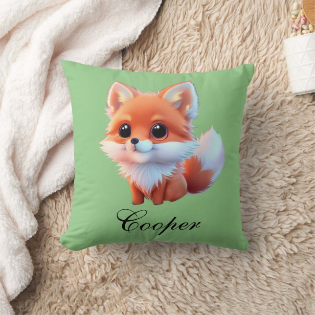 Cojín Decorativo Amigos del bosque Cute baby fox Forest (Manta)