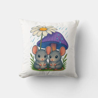 Cojín Decorativo Amigos del ratón de campo