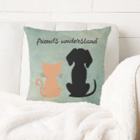 Amigos entienden a los animales del gato canino