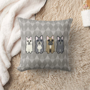 Cojín Decorativo Amigos Frenchie
