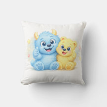 Amigos Monstruos Azules y Amarillos Dulces