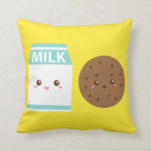 Cojín Decorativo Amigos para Siempre, Leche y Galletas Lindas