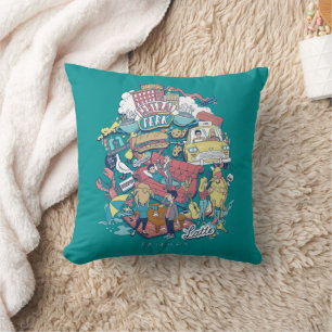 Cojín Decorativo AMIGOS™   Personalizado Collage