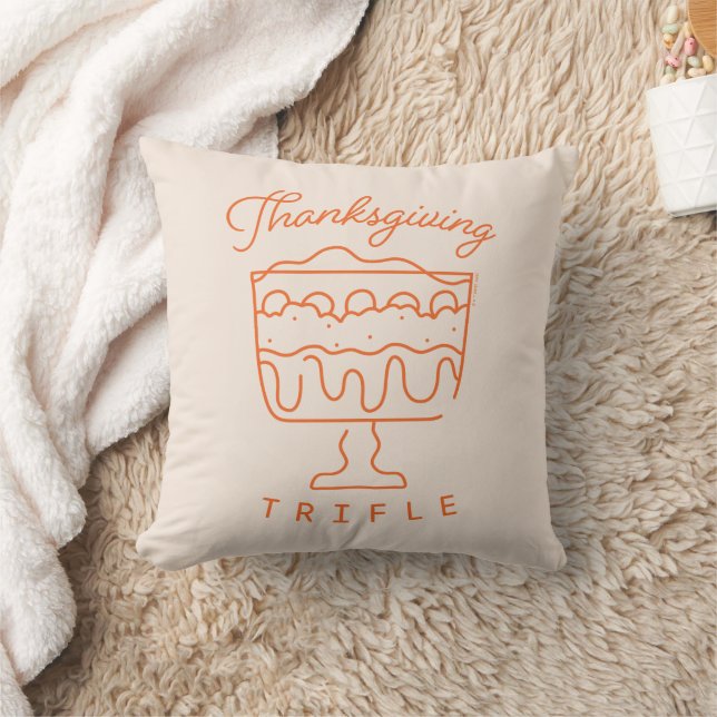 Cojín Decorativo AMIGOS™ | Trifle de Acción de Gracias (Manta)