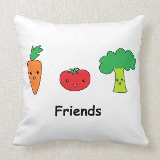 Cojín Decorativo Amigos vegetales felices