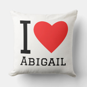 Cojín Decorativo Amo a Abigail