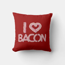 Cojín Decorativo Amo a Bacon