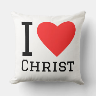 Cojín Decorativo Amo a Cristo
