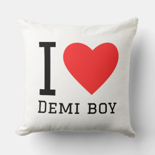 Cojín Decorativo Amo a Demi boy
