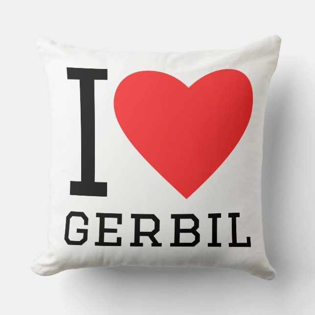 Cojín Decorativo Amo a Gerber (Anverso)