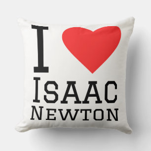 Cojín Decorativo Amo a Isaac Newton