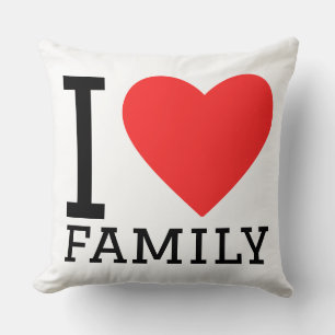 Cojín Decorativo amo a la familia