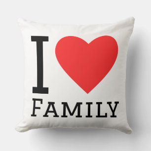 Cojín Decorativo Amo a la familia