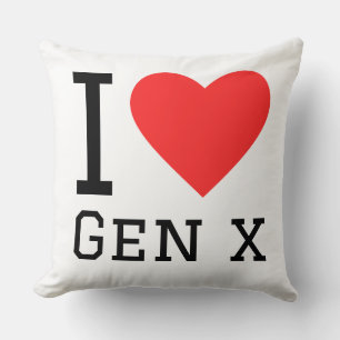Cojín Decorativo Amo a la generación x