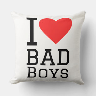 Cojín Decorativo Amo a los chicos malos