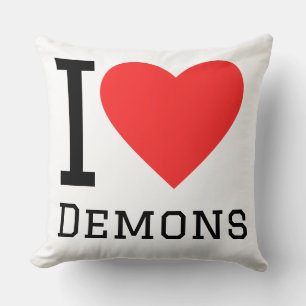 Cojín Decorativo Amo a los demonios