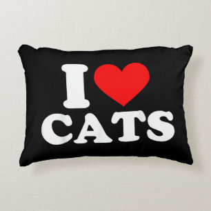 Cojín Decorativo Amo a los Gatos - Amo a los Gatos Me Encantan los 