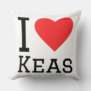 Cojín Decorativo Amo a los keas