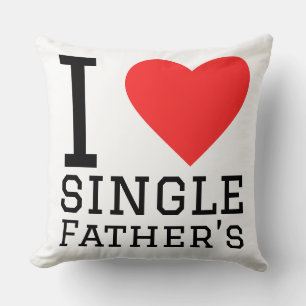 Cojín Decorativo Amo a los padres solteros