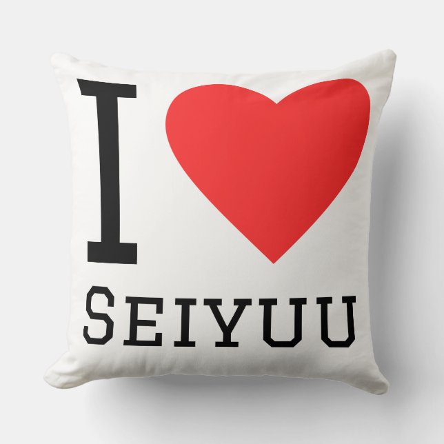 Cojín Decorativo Amo a los seiyuu  (Anverso)