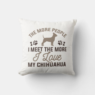 Cojín Decorativo Amo a mi Chihuahua