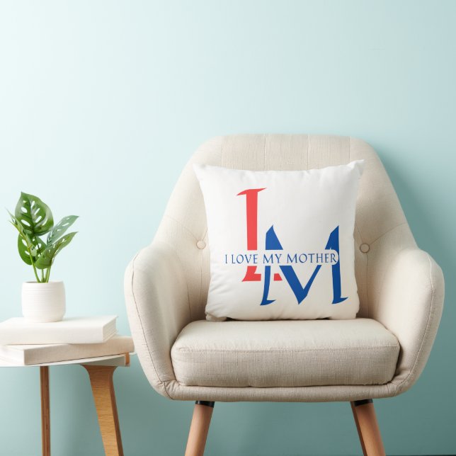 Cojín Decorativo Amo a mi madre (Silla)