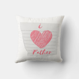 Cojín Decorativo amo a mi madre/padre