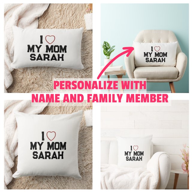 Cojín Decorativo Amo A Mi Mamá (I Love My Mom Throw Pillow
)