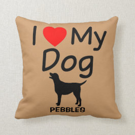 Cojín Decorativo Amo A Mi Perro