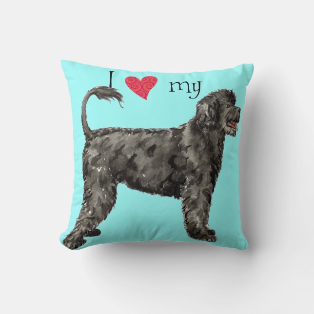 Cojín Decorativo Amo a mi PWD (Anverso)