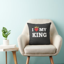 Cojín Decorativo Amo a mi rey