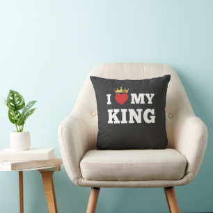 Cojín Decorativo Amo a mi rey