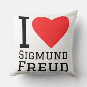 Cojín Decorativo Amo a Sigmund freud