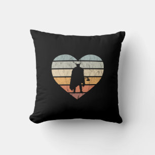 Cojín Decorativo Amo al Guerrero Vikingo con Hacha