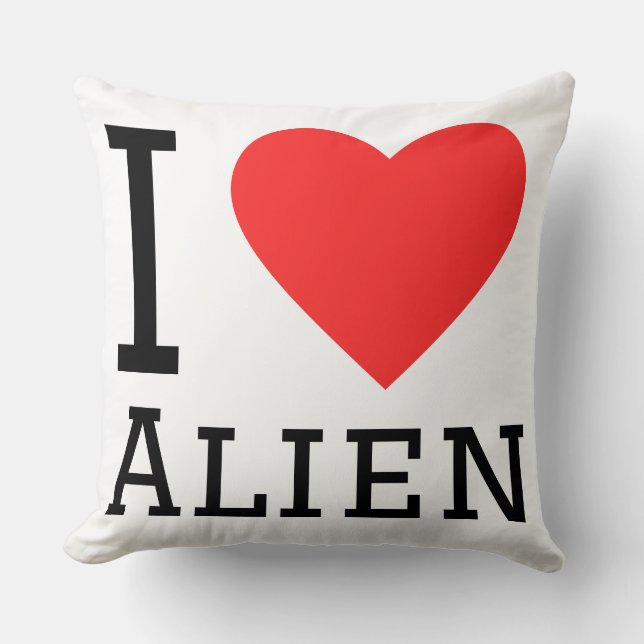 Cojín Decorativo Amo alienígena (Anverso)